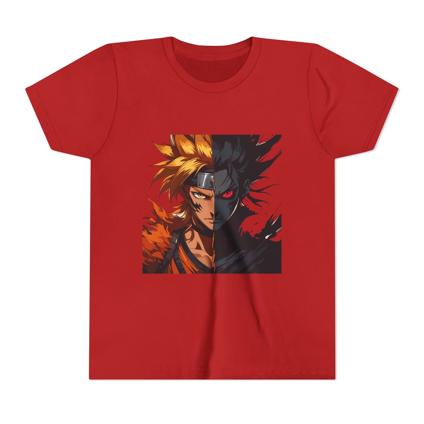 Youth Short Sleeve Anime Tee - Cool Graphic Tee, Gift for Kids, Stylish Summer Shirt, Trendy Youth Apparel, Anime Lovers T-Shirt