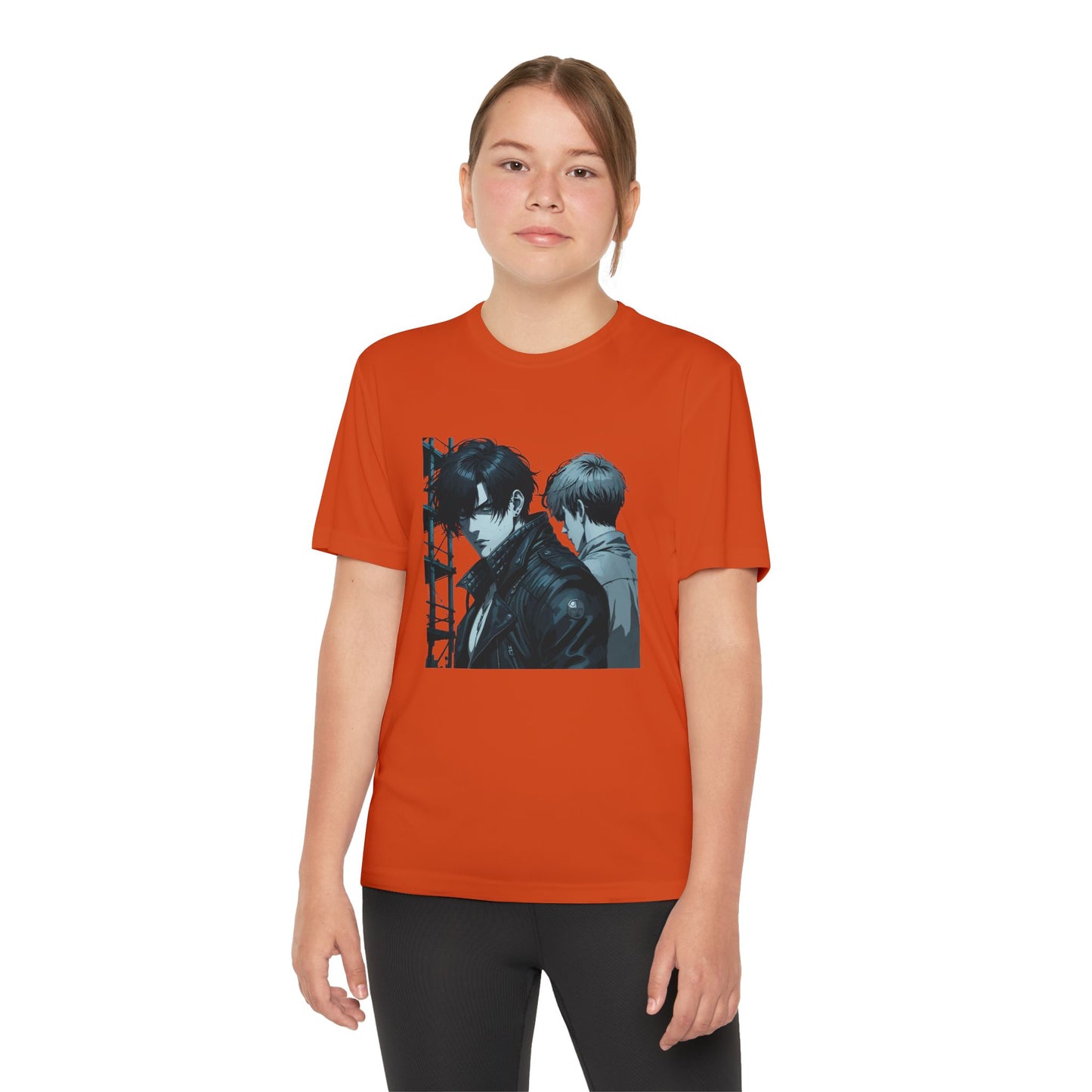 Youth Competitor Tee, Cool Graphic Tee, Urban Youth Shirt, Trendy Casual Wear, Unique Style T-Shirt, Statement Youth Apparel