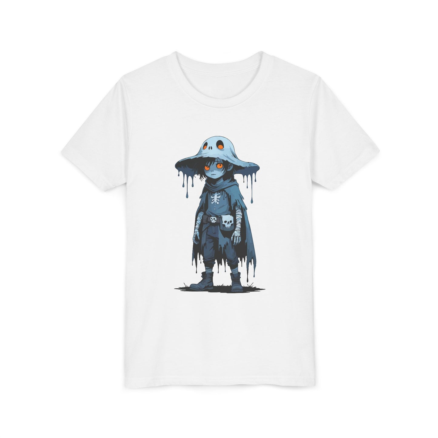 Youth Short Sleeve Graphic Tee, Cool Cartoon T-Shirt for Kids, Unique Gift for Birthdays, Halloween, Playtime, Easygoing Style