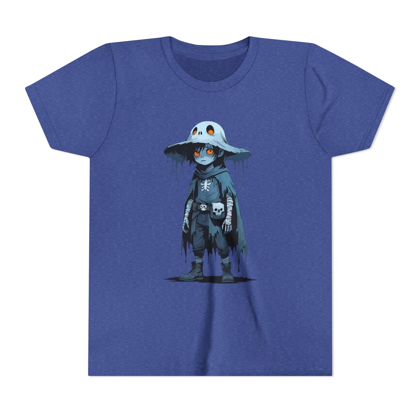 Youth Short Sleeve Graphic Tee, Cool Cartoon T-Shirt for Kids, Unique Gift for Birthdays, Halloween, Playtime, Easygoing Style