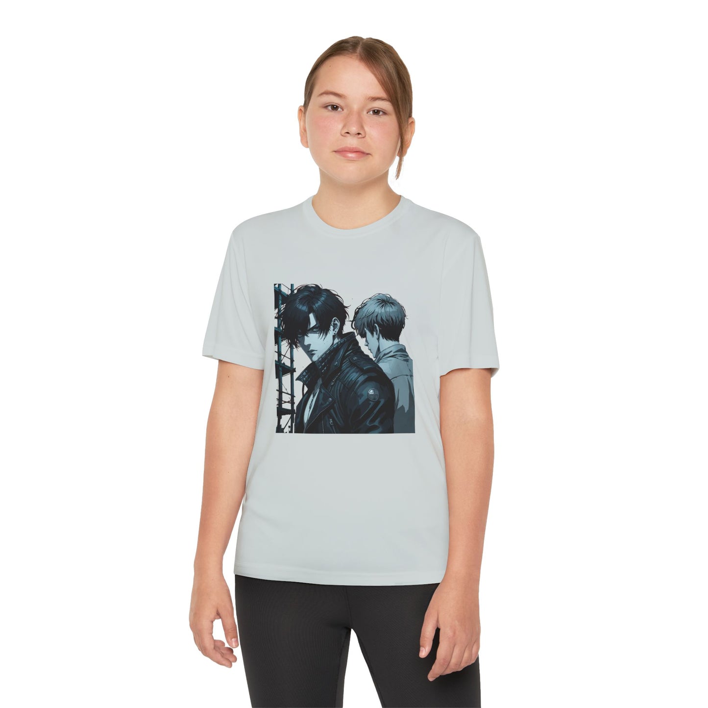 Youth Competitor Tee, Cool Graphic Tee, Urban Youth Shirt, Trendy Casual Wear, Unique Style T-Shirt, Statement Youth Apparel