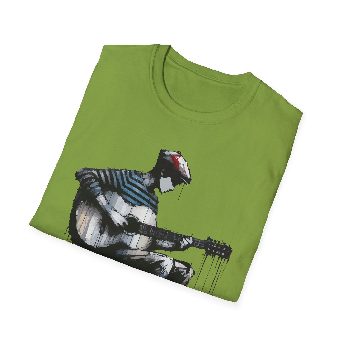 Artistic Guitarist Unisex T-Shirt | Music Lover Gift, Casual Wear, Festival Apparel, Creative Style, Unique Design