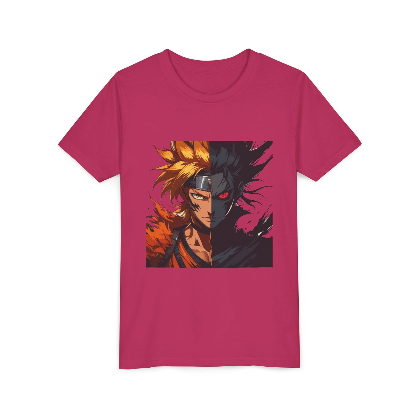 Youth Short Sleeve Anime Tee - Cool Graphic Tee, Gift for Kids, Stylish Summer Shirt, Trendy Youth Apparel, Anime Lovers T-Shirt