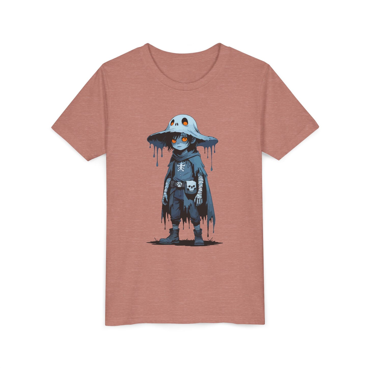 Youth Short Sleeve Graphic Tee, Cool Cartoon T-Shirt for Kids, Unique Gift for Birthdays, Halloween, Playtime, Easygoing Style