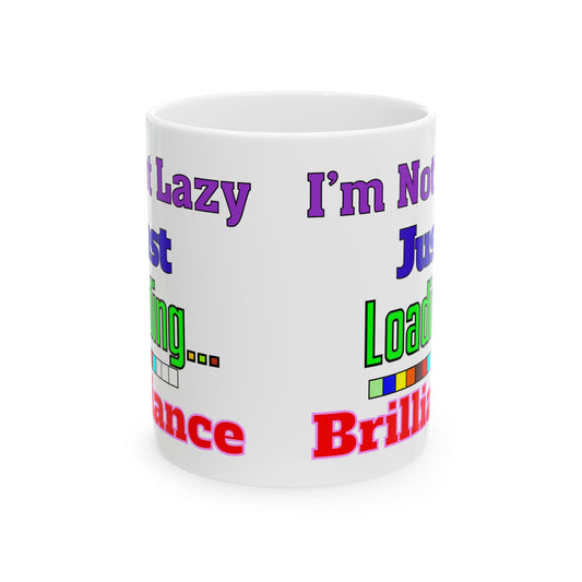Humorous Ceramic Mug - Fun Gift for Coffee Lovers, Office Humor, Birthday, Relaxation, Motivation