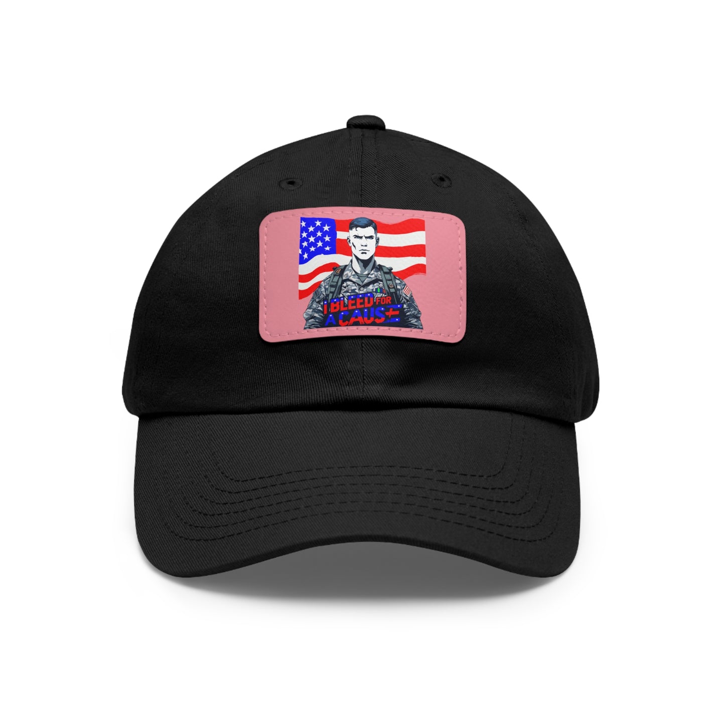Patriotic Dad Hat with Leather Patch | Perfect Gift for Father's Day, Independence Day, Casual Outings, Outdoor Events, Everyday Wear
