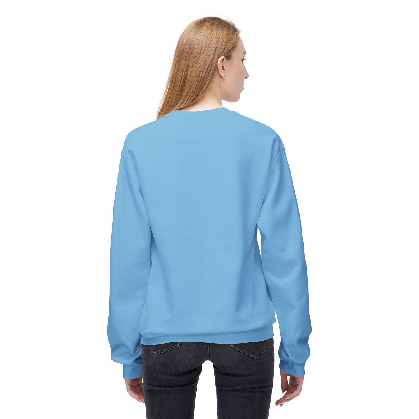 Unisex Fleece Crewneck Sweatshirt with Retro Art, Vintage Graphic Sweater, Casual Wear for Art Lovers, Gift for Him/Her, Cozy Relaxed Style