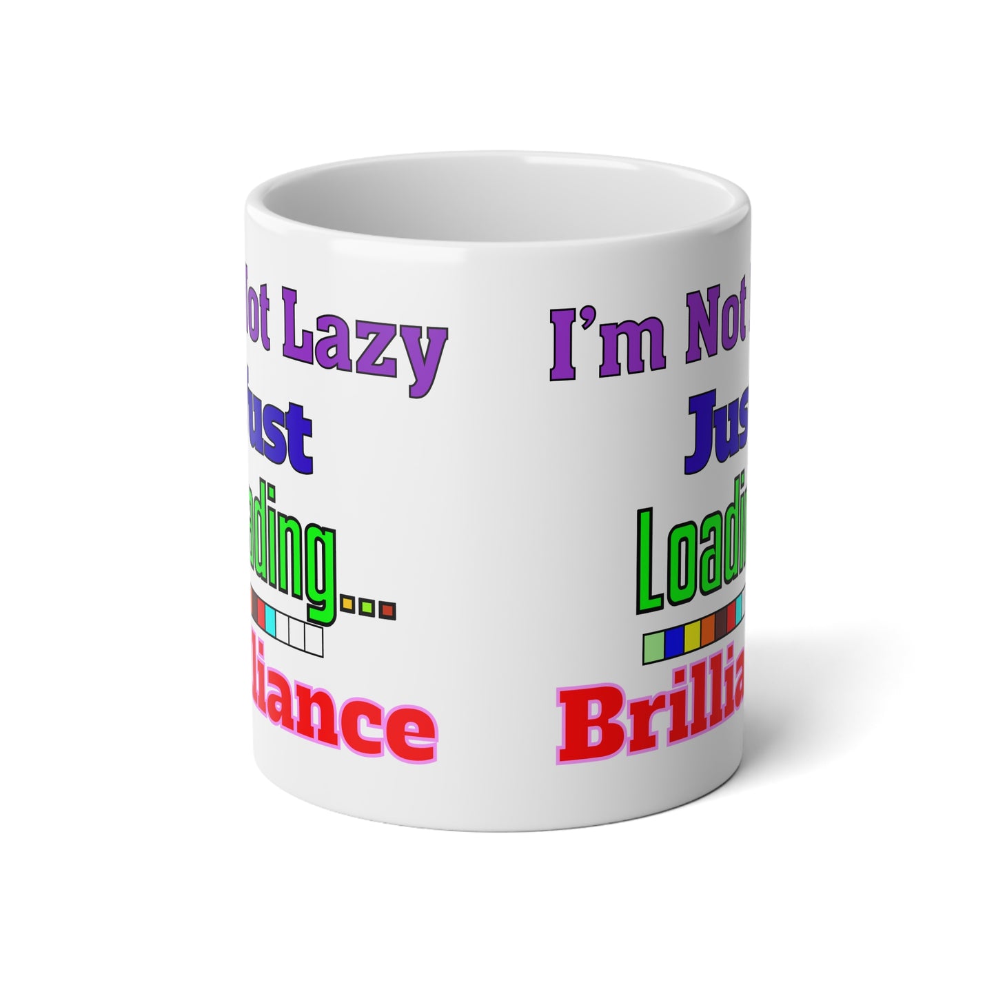 Humorous Jumbo Mug - 20oz Coffee Cup for Home or Office, Perfect Gift for Lazy Days, Funny Mug for Coffee Lovers, Quirky Beverage [...]