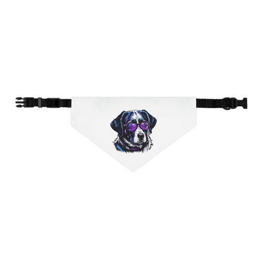 Cool Pet Bandana Collar for Stylish Dogs, Dog Accessories, Dog Fashion, Gifts for Pet Lovers, Dog Party Bandana, Sunglasses Dog Bandana
