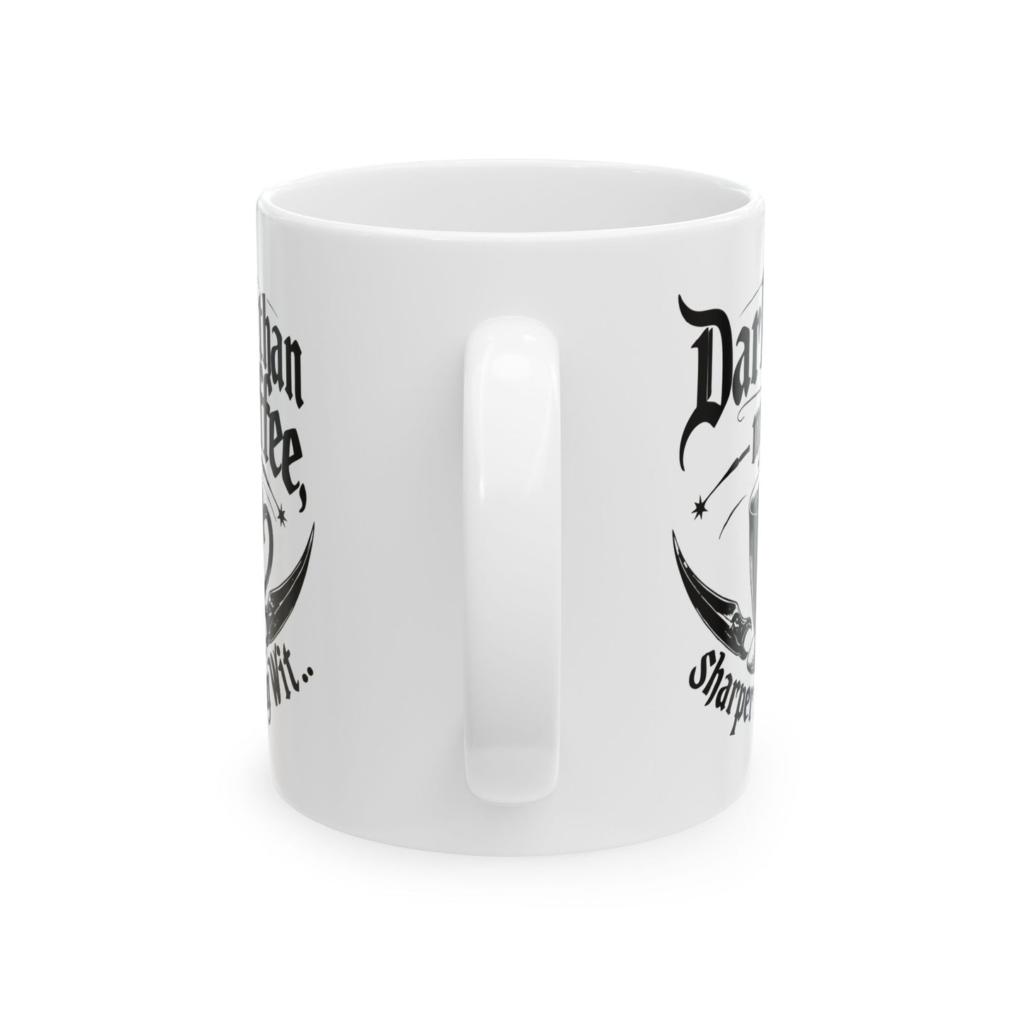 Gothic Coffee Mug, Dark Theme Ceramic Cup, Perfect Gift for Coffee Lovers, Halloween Decor, Customizable Mug
