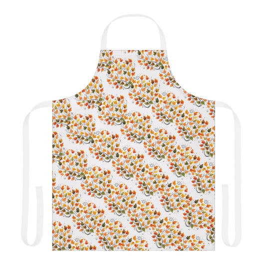 Vibrant Floral Apron with 5-Color Straps, Kitchen Gift, Cooking Apron, Chef Apron, Gardening Gift, Culinary Essentials
