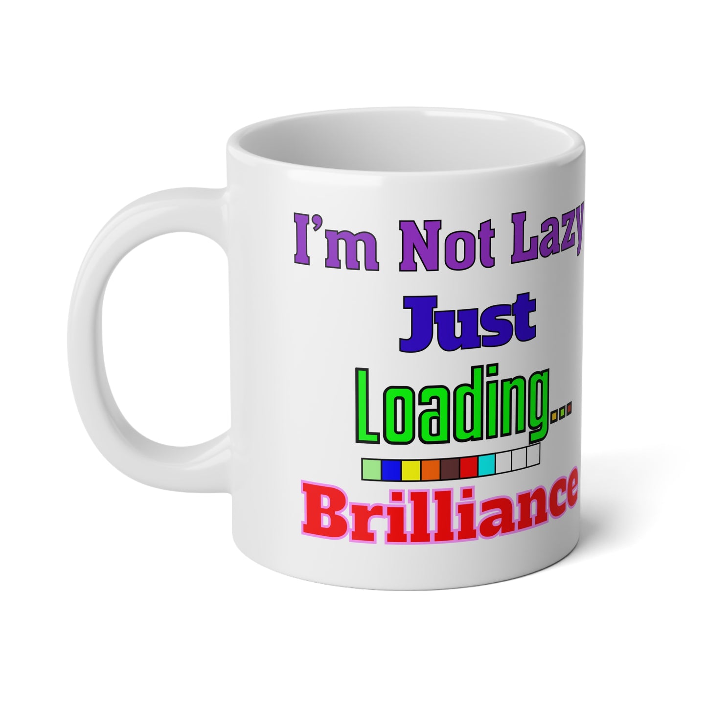 Humorous Jumbo Mug - 20oz Coffee Cup for Home or Office, Perfect Gift for Lazy Days, Funny Mug for Coffee Lovers, Quirky Beverage [...]