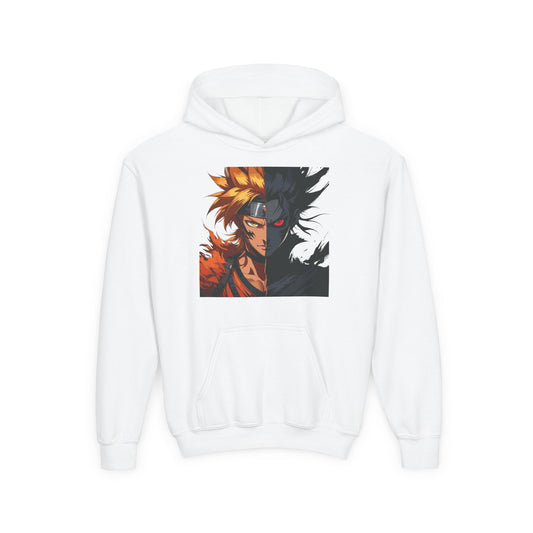 Anime-Inspired Youth Hoodie, Cozy Anime Sweatshirt, Stylish Teens' Hoody, Perfect Gift for Anime Lovers, Casual Wear for All Seasons