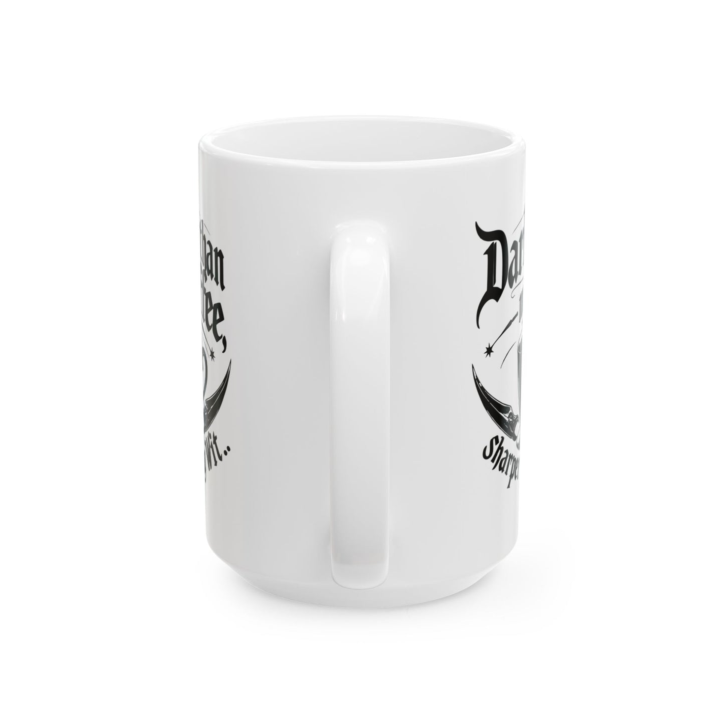 Gothic Coffee Mug, Dark Theme Ceramic Cup, Perfect Gift for Coffee Lovers, Halloween Decor, Customizable Mug
