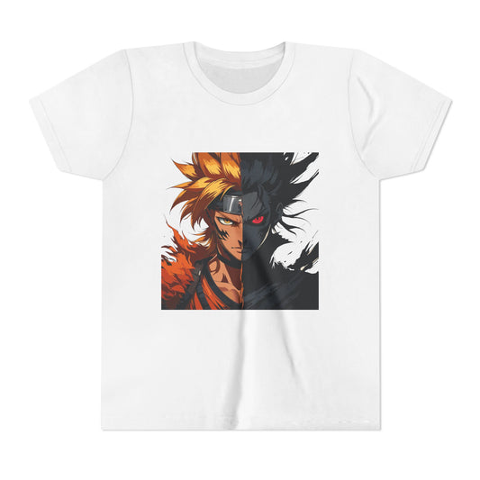 Youth Short Sleeve Anime Tee - Cool Graphic Tee, Gift for Kids, Stylish Summer Shirt, Trendy Youth Apparel, Anime Lovers T-Shirt