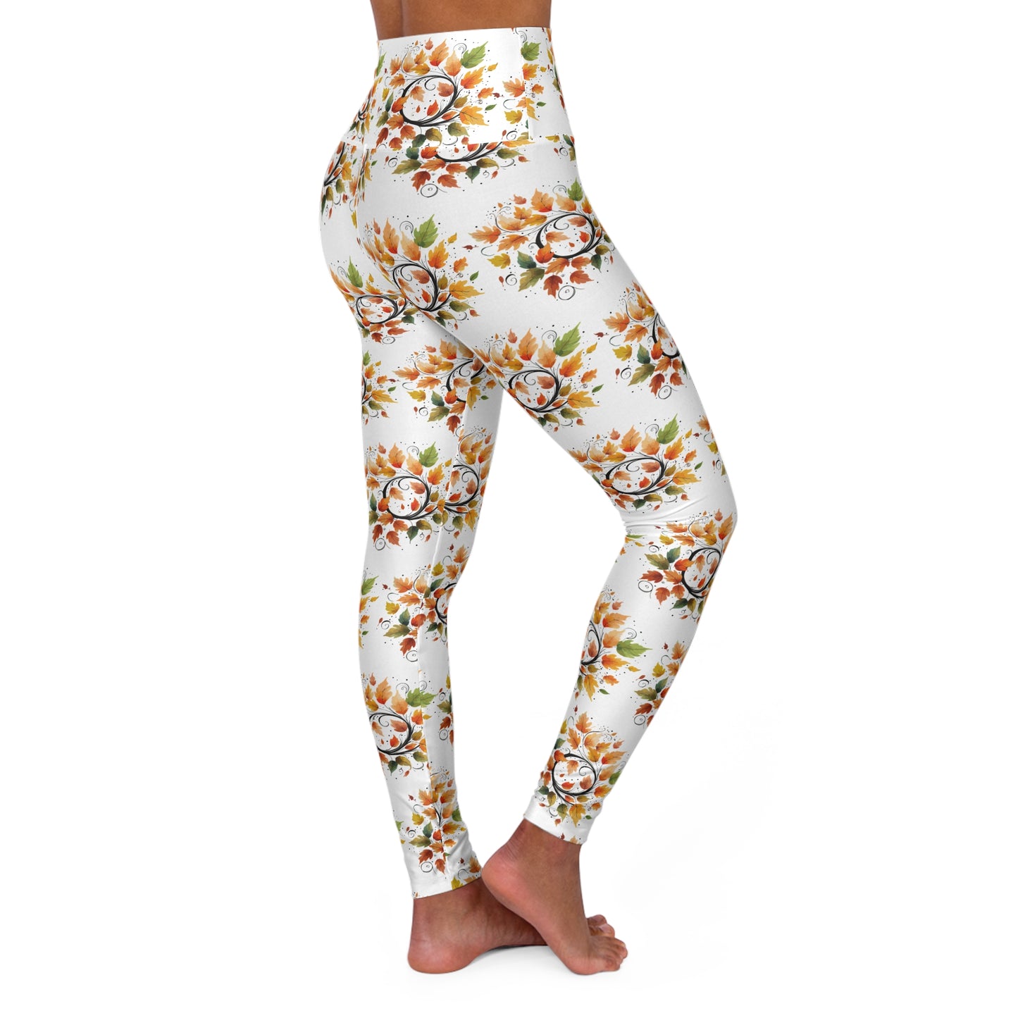 Floral High Waisted Yoga Leggings, Comfortable Workout Leggings, Perfect for Fitness and Yoga, Stylish Athleisure Apparel, Gift for [...]