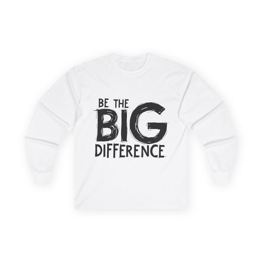 Inspire Change Long Sleeve Tee, Motivational Shirt, Unisex Cotton Tee, Gift for Activists, Uplifting Apparel, Everyday Wear
