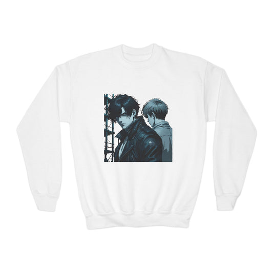 Youth Crewneck Sweatshirt - Vintage-Inspired Graphic Sweatshirt for Teens, Casual Wear, Gift for Birthdays & Holidays, Cozy Outfit