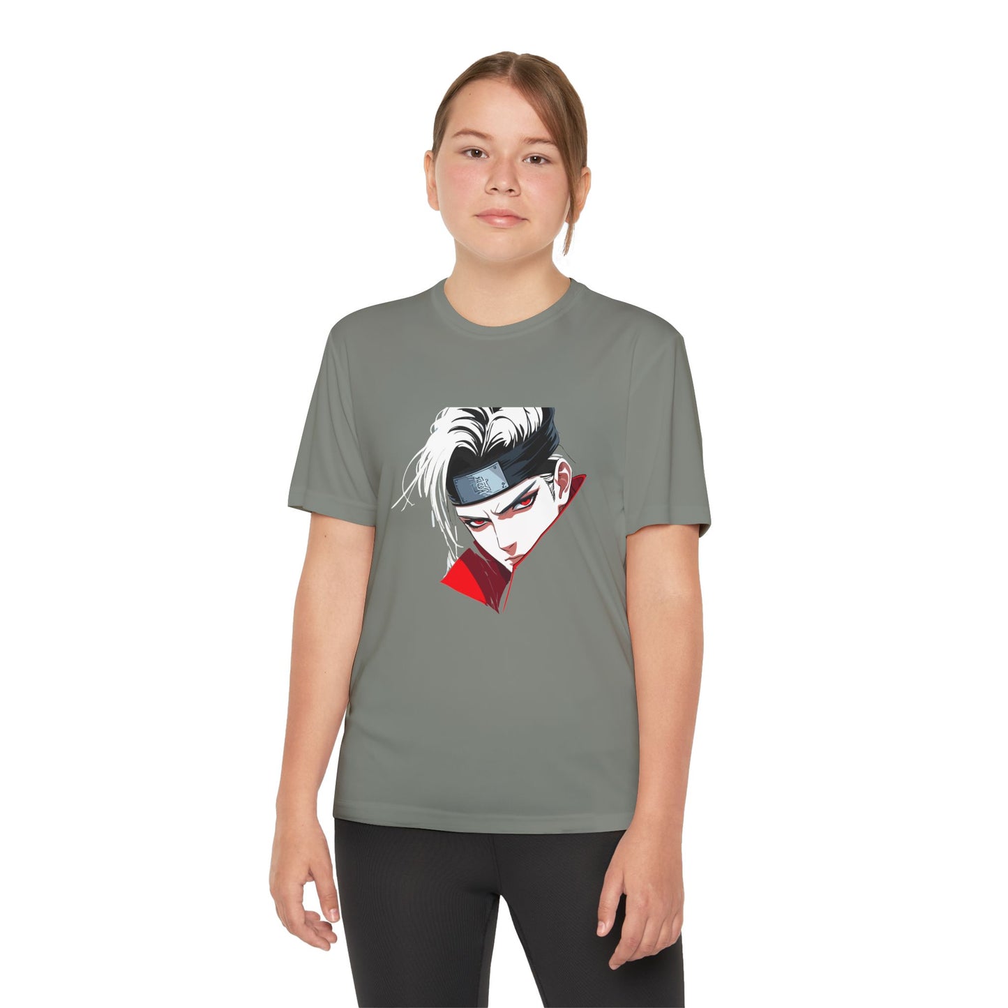 Youth Anime Fighter Tee, Cool Youth T-Shirt, Graphic Tee for Kids, Competition Shirt, Gift for Young Athletes