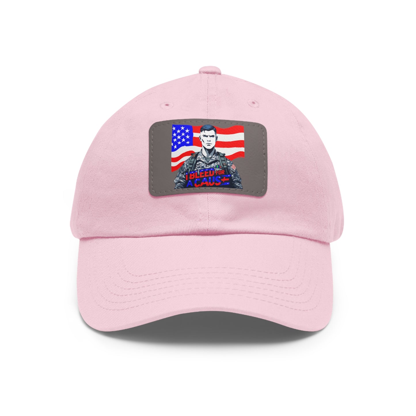 Patriotic Dad Hat with Leather Patch | Perfect Gift for Father's Day, Independence Day, Casual Outings, Outdoor Events, Everyday Wear