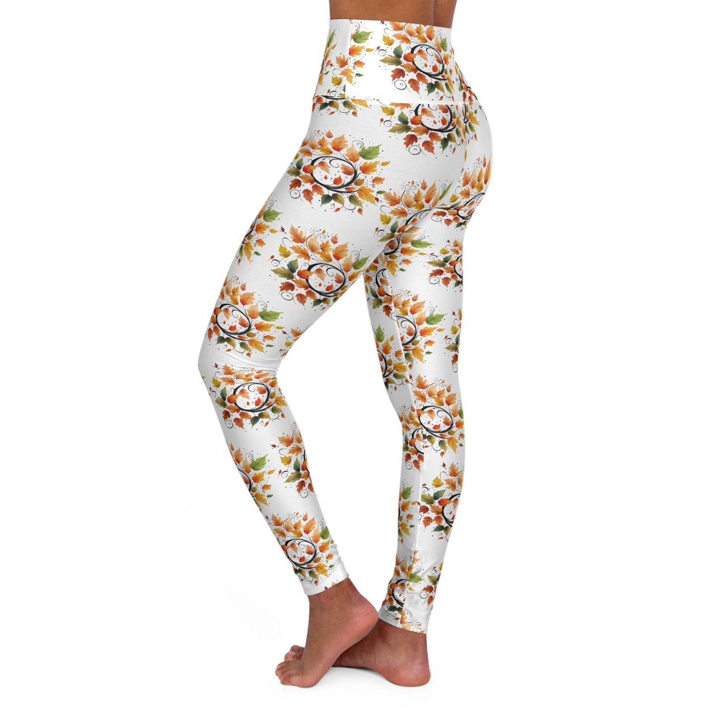 Floral High Waisted Yoga Leggings, Comfortable Workout Leggings, Perfect for Fitness and Yoga, Stylish Athleisure Apparel, Gift for [...]